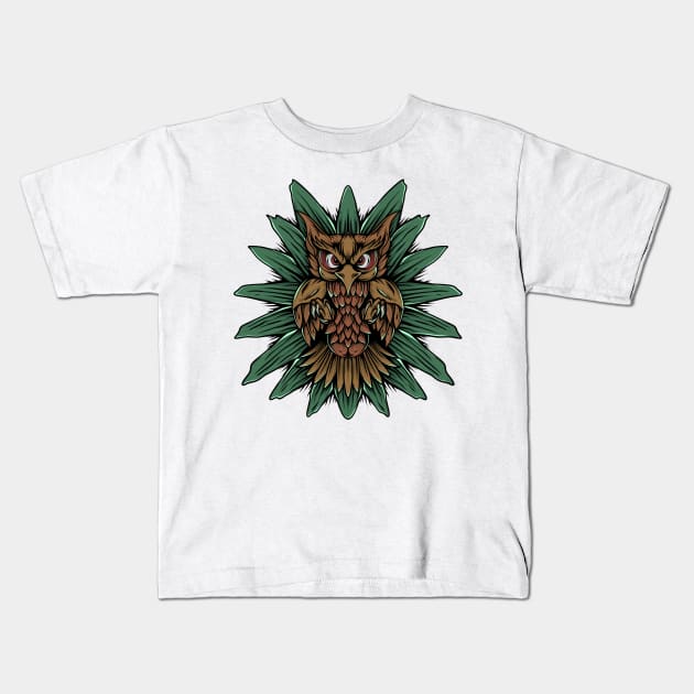 Owl Kids T-Shirt by 995dsgn